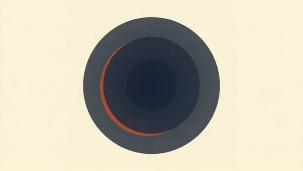 Three concentric rings on cream background, outermost ring brightest in navy and orange, inner rings progressively dimmer, suggesting psychological activation intensity.